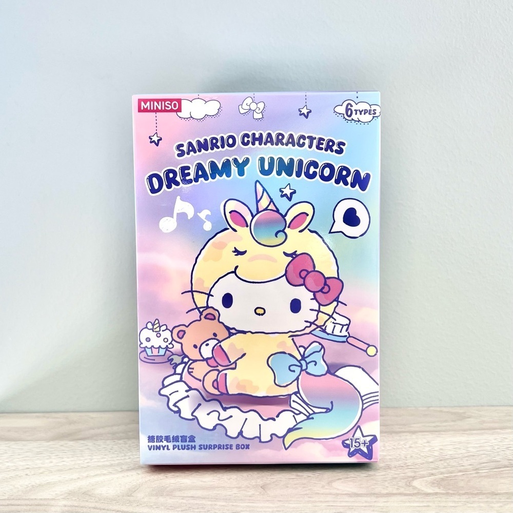 *Unavailable*Miniso Sanrio Characters Dreamy Unicorn Vinyl Plush Pendant